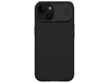 NILLKIN CamShield Pro Magnetic Ultra odolný MagSafe kryt s krytkou kamery pro iPhone 15, černý