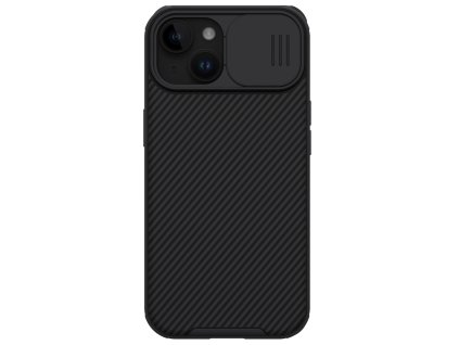 NILLKIN CamShield Pro Magnetic Ultra odolný MagSafe kryt s krytkou kamery pro iPhone 15 Plus, černý