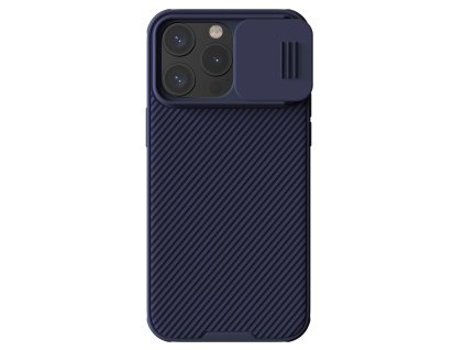 NILLKIN CamShield Pro Magnetic Ultra odolný MagSafe kryt s krytkou kamery pro iPhone 15 Pro Max, fialový