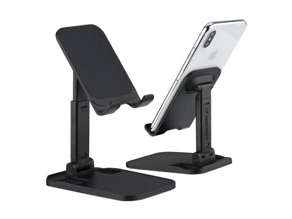 Wozinsky skládací stojánek na telefon nebo tablet černý (WFDPS-B1)