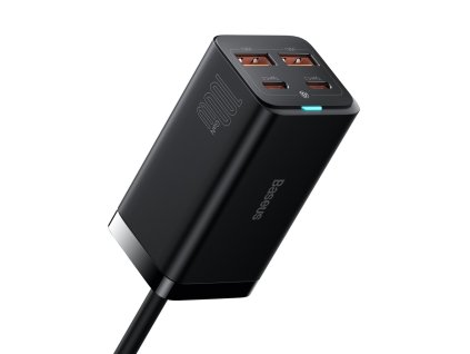 5627 baseus gan3 pro rychla univerzalni nabijecka gan 2 x usb typu c 2x usb 100w pd3 0 qc4 0 afc cerna ccgp000101