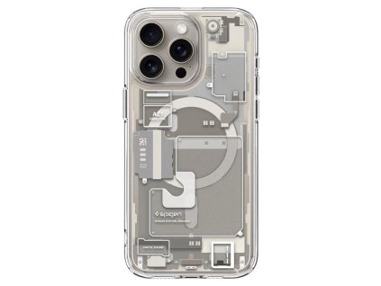 5684 spigen ultra hybrid mag pouzdro s magsafe pro iphone 15 pro prirodni titan zero one design