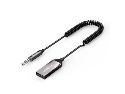 Ugreen Bluetooth audio přijímač 5,3 kabel USB audio adaptér AUX jack černý (70601 CM309)
