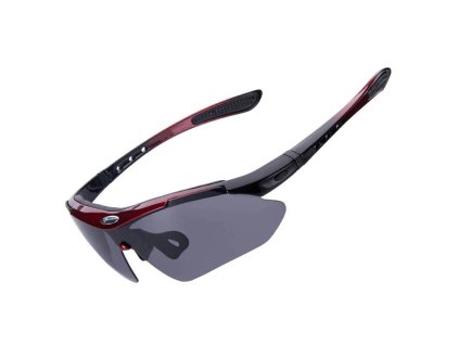 5870 rockbros 10141 fotochromaticke cyklisticke bryle uv400 cervene