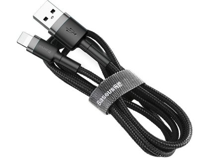596 baseus calklf ag1 cafule nabijeci a datovy kabel usb lightning 0 5m cerny