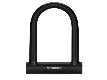 5963 zamek na kolo rockbros rks610 bk u lock cerny