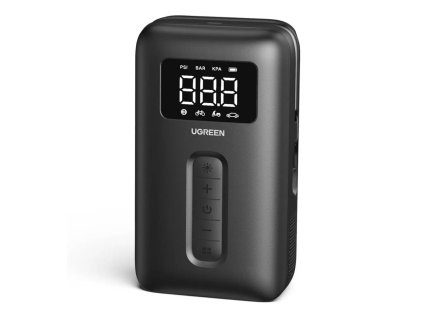 Vzduchový kompresor Ugreen CD259 s dobíjecí baterií a LED světlem - černý
