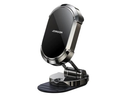 6302 joyroom magneticky skladaci drzak telefonu do auta pro kokpit pristrojovou desku tmave sedy jr zs312