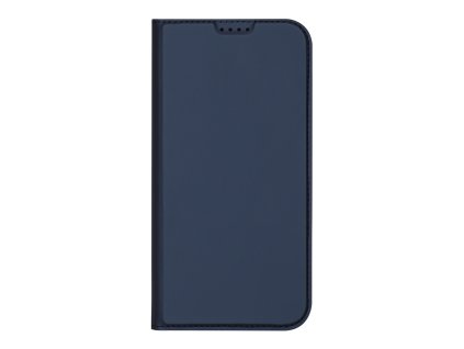 Pouzdro Dux Ducis Skin Pro pro iPhone 16 s flipovým krytem a slotem na kartu - modré
