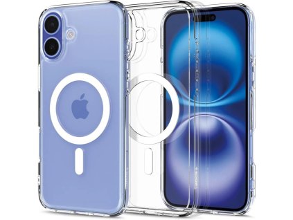 Pouzdro Spigen Ultra Hybrid MagSafe pro iPhone 16 - bílé