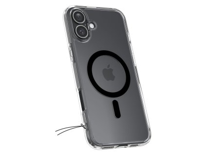6584 spigen ultra hybrid mag pouzdro s magsafe pro iphone 16 plus cerne