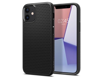 SPIGEN Liquid Air odolný kryt pro iPhone 12 Mini, matně černý