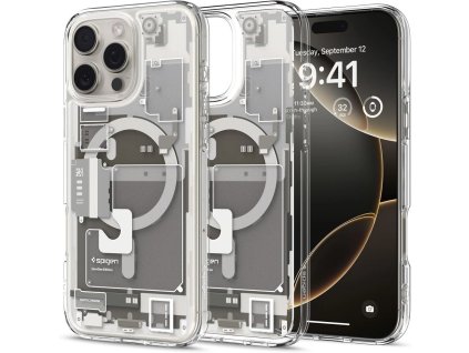 Pouzdro Spigen Ultra Hybrid Mag s MagSafe Zero One pro iPhone 16 Pro Max - titanové
