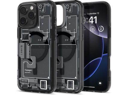 Pouzdro Spigen Ultra Hybrid Mag s MagSafe Zero One pro iPhone 16 Pro Max - tmavě šedé