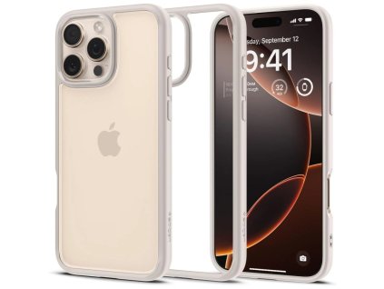 Pouzdro Spigen Ultra Hybrid pro iPhone 16 Pro Max - titanové