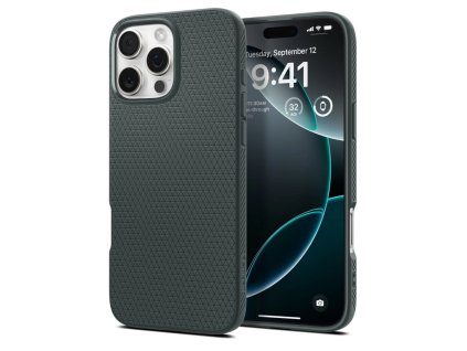 Pouzdro Spigen Liquid Air pro iPhone 16 Pro Max - zelené