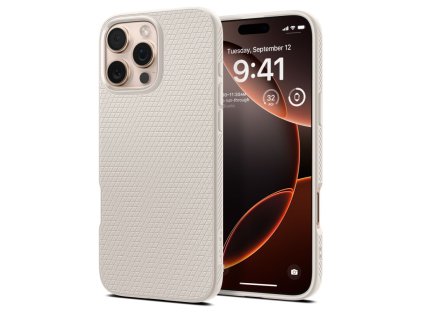 Pouzdro Spigen Liquid Air pro iPhone 16 Pro Max - titanové