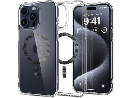 6731 spigen ultra hybrid mag pouzdro s magsafe pro iphone 15 pro sede