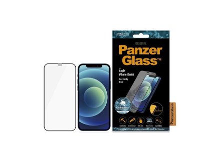 PANZERGLASS Ochranné sklo 2.5D FULL-COVER 0.4mm pro 12 Mini, AntiBacterial