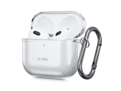 Pouzdro Tech-Protect Flexair pro AirPods 4 - transparentní