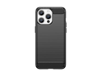 Pouzdro AG PREMIUM Carbon Case pro iPhone 15 Pro Max - černé