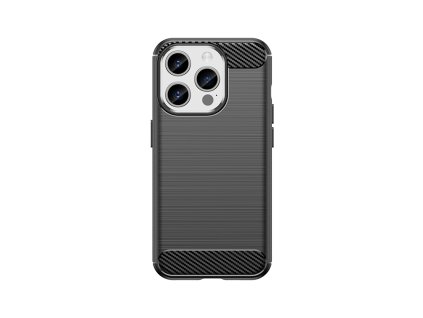 Pouzdro AG PREMIUM Carbon Case pro iPhone 15 Pro - černé