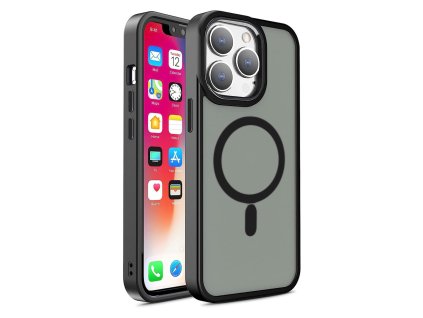 Pouzdro AG PREMIUM Color Matte s Magsafe pro iPhone 15 - černé