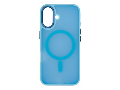 Pouzdro AG PREMIUM Magnetic Collection MagSafe pro iPhone 16 - světle modré
