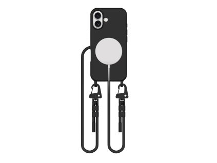 Pouzdro Tech-Protect MagNecklace MagSafe pro iPhone 16 - černé