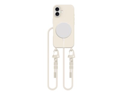 7421 pouzdro tech protect magnecklace magsafe pro iphone 16 bezove