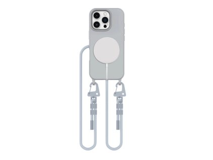 Pouzdro Tech-Protect MagNecklace MagSafe pro iPhone 16 Pro - šedé