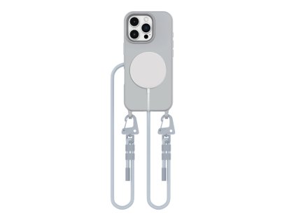 Pouzdro Tech-Protect MagNecklace MagSafe pro iPhone 16 Pro - šedé