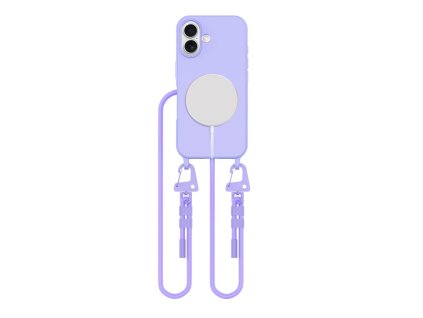 7436 pouzdro tech protect magnecklace magsafe pro iphone 16 fialove