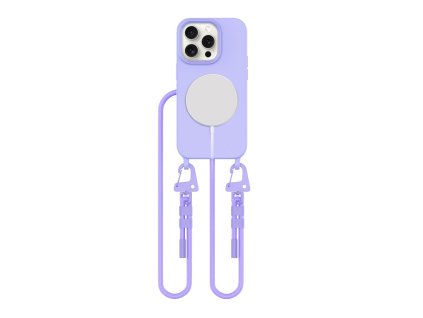 Pouzdro Tech-Protect MagNecklace MagSafe pro iPhone 15 Pro - levandulové