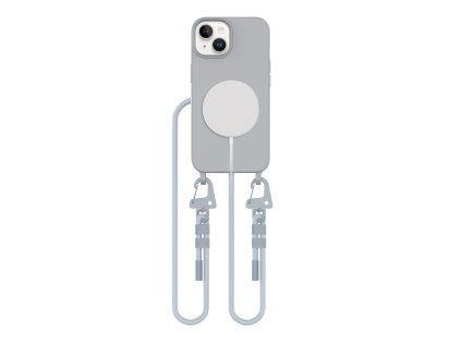 Pouzdro Tech-Protect MagNecklace MagSafe pro iPhone 14 - šedé