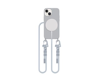 Pouzdro Tech-Protect MagNecklace MagSafe pro iPhone 13 Mini - šedé