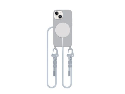 Pouzdro Tech-Protect MagNecklace MagSafe pro iPhone 13 Mini - šedé