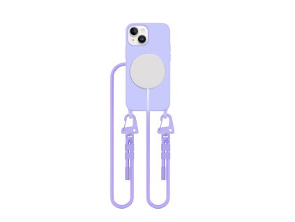Pouzdro Tech-Protect MagNecklace MagSafe pro iPhone 13 Mini - levandulové