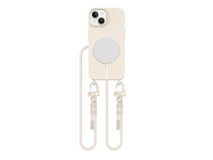 Pouzdro Tech-Protect MagNecklace MagSafe pro iPhone 13 - béžové