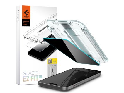 7667 spigen glas tr ez fit privacy tvrzene sklo pro iphone 15 16
