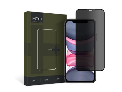 Ochranné sklo s Privacy filtrem Hofi Anti Spy Glass Pro+ pro Apple iPhone 11 / XR