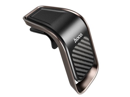 803 hoco ca74 magneticky drzak na mobilni telefon do mrizky ventilace cerno kovove sedy