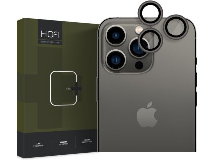 Ochranné sklo na objektiv fotoaparátu Hofi Camring Pro+ Apple iPhone 14 Pro/14 Pro Max - černá