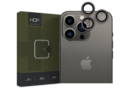 Ochranné sklo na objektiv Hofi Camring Pro+ Apple iPhone 15 Pro/15 Pro Max - černá