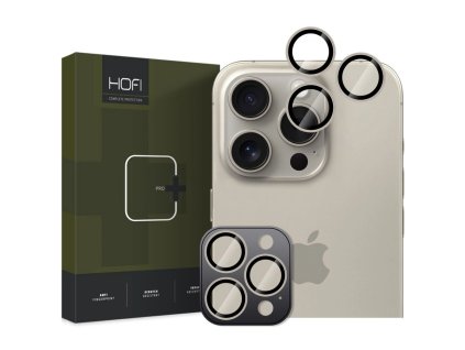 Ochranné sklo na objektiv fotoaparátu Hofi Camring Pro+ Apple iPhone 16 Pro / 16 Pro Max - Natural Titanium