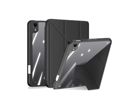 Dux Ducis Magi pouzdro pro iPad mini (2021) – chytré pouzdro s funkcí stojánku a přihrádkou na Apple Pencil, černé