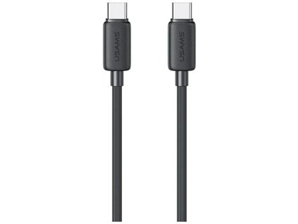 USAMS KY Series US-SJ691 60W USB-C / USB-C kabel 1m černý