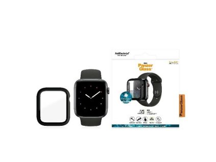 PANZERGLASS Full Protection Ochranný kryt pro Watch 4/5/6/SE 44mm, černý rámeček, AntiBacterial