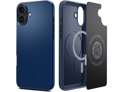9746 spigen thin fit magsafe pouzdro pro iphone 16 modre