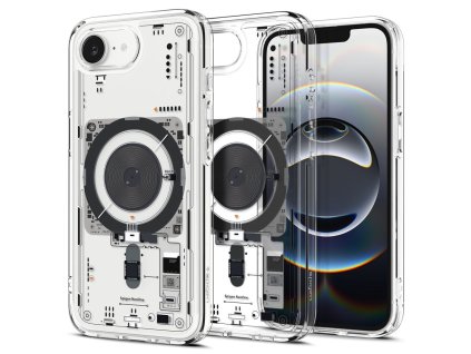 Spigen Ultra Hybrid MagSafe pouzdro pro iPhone 16e Neo One – transparentní